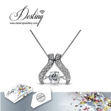 Destiny Jewellery Crystal From Swarovski New Dancing Pendant & Necklace